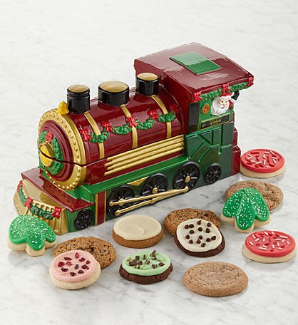 Collector’s Edition Santa’s Train Cookie Jar